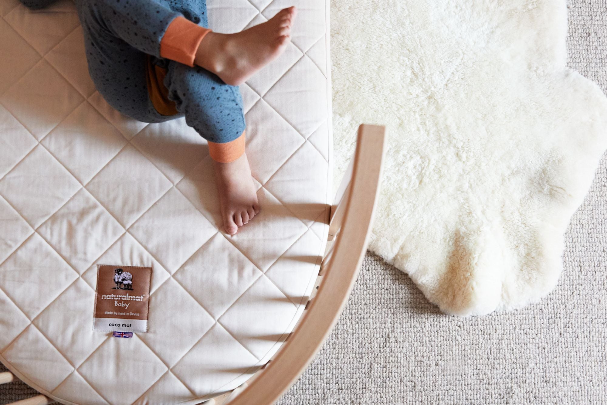 How do I make a nursery mattress template?