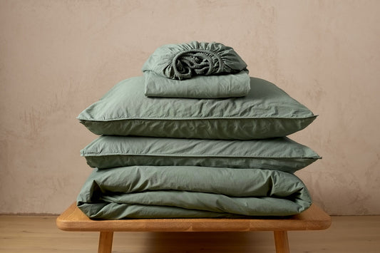 Mizzle Washed Organic Cotton Bed Linen Set