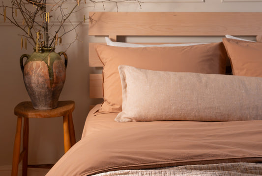 Clay Washed Organic Cotton Emperor Bed Linen Set