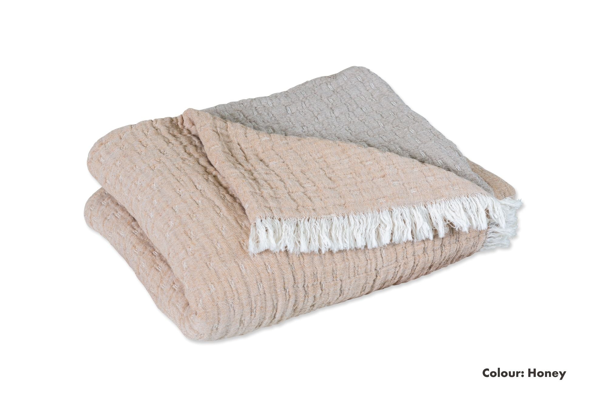 The Crinkle Throw Naturalmat