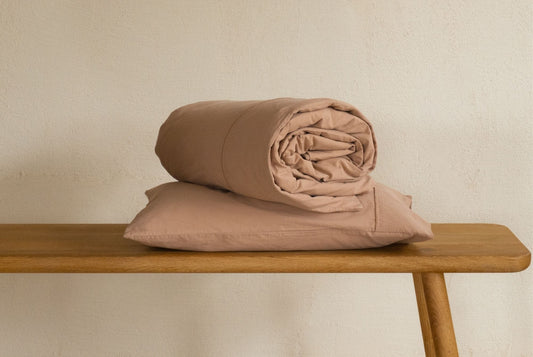 Nursery Clay Washed Organic Cotton Bed Linen Set