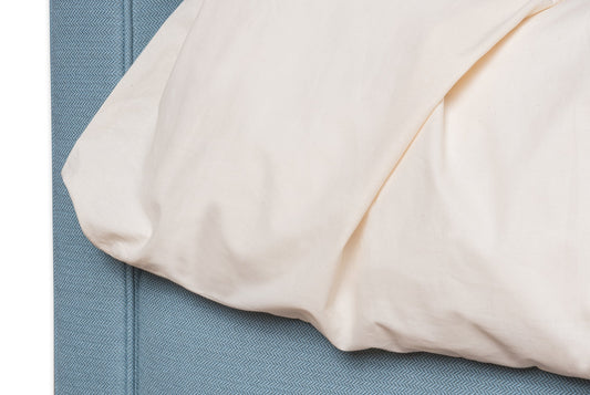 180 Thread Count Unbleached Organic Cotton Duvet Cover