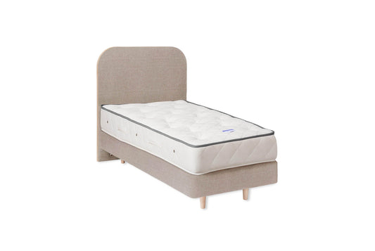 The Heybrook Bed | House_Wool - Travertine