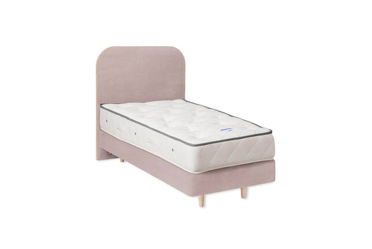 The Heybrook Bed | Cotton_Velvet - Blossom