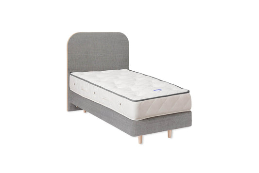 The Heybrook Bed | Linara_Cotton_Linen - French Grey