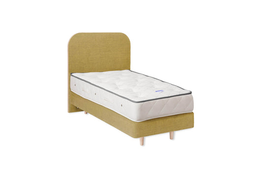 The Heybrook Bed | Washed_Linen - Mustard