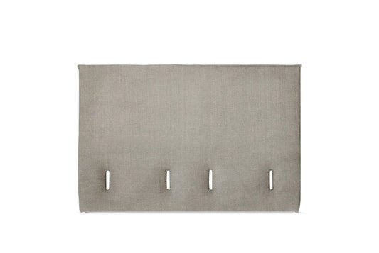 The Low Prideaux Headboard | Washed_Linen - Stone