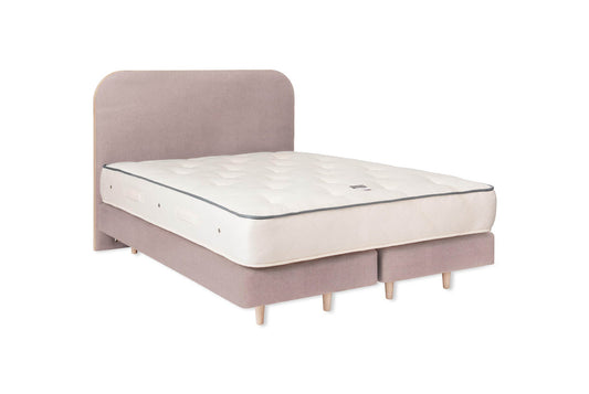 The Heybrook Bed | Cotton_Velvet - Blossom
