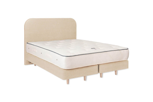 The Heybrook Bed | Linara_Cotton_Linen - Putty