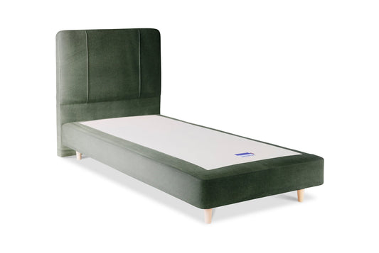 The Carrick Child Bed | Velvet - Evergreen