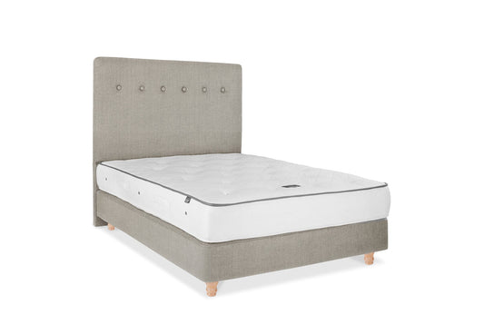 The Clovelly Bed | Washed_Linen - Stone