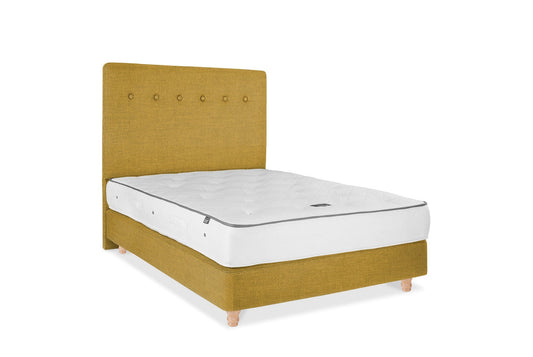 The Clovelly Bed | Washed_Linen - Mustard