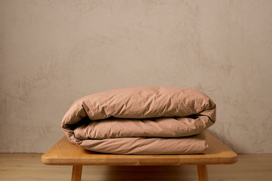 Clay Washed Organic Cotton Duvet Cover