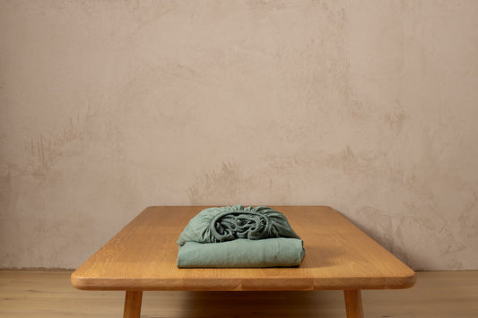 Mizzle Washed Organic Cotton Deep Fitted Sheet