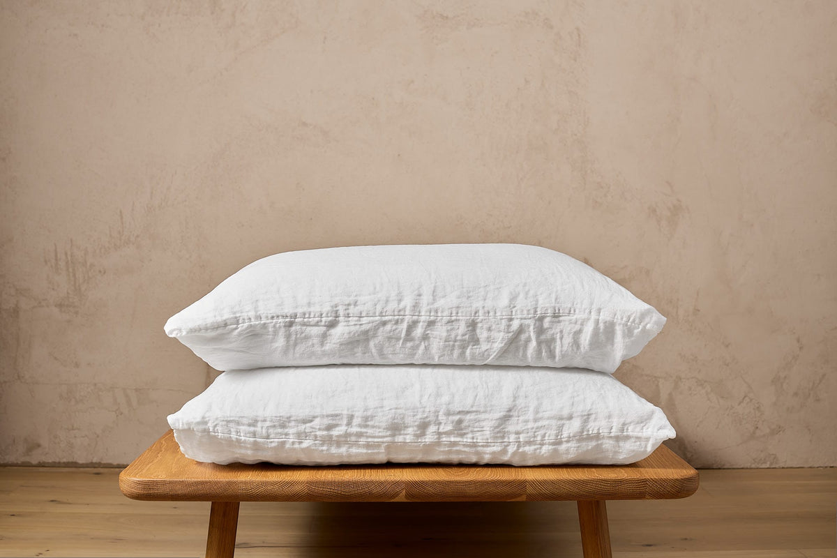 Standard Organic Linen Pillowcases (pair)