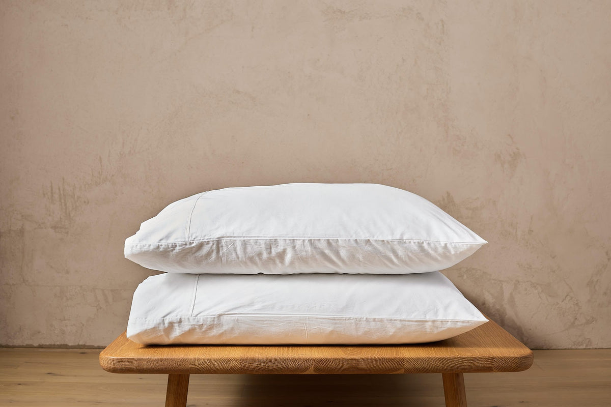 Standard Organic Cotton Pillowcases (pair)
