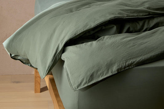 Mizzle Washed Organic Cotton Duvet Cover