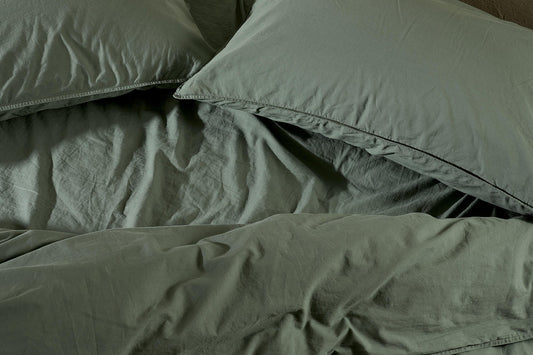 Mizzle Washed Organic Cotton Bed Linen Set