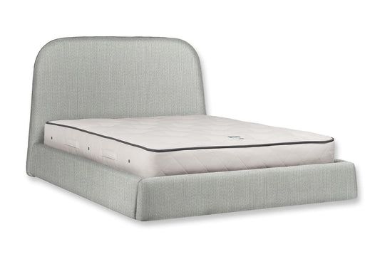 The Braunton Bed | Jute_Linen - Mist