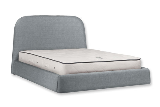 The Braunton Bed | Linara_Cotton_Linen - French Grey
