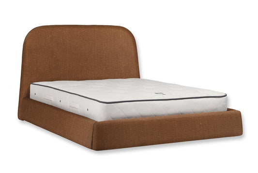 The Braunton Bed | Slubby_Linen - Clove