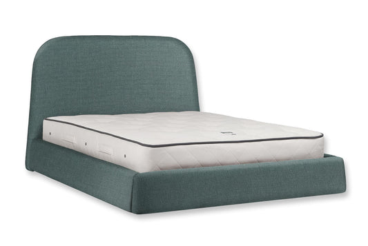 The Braunton Bed | Washed_Linen - Deep Teal