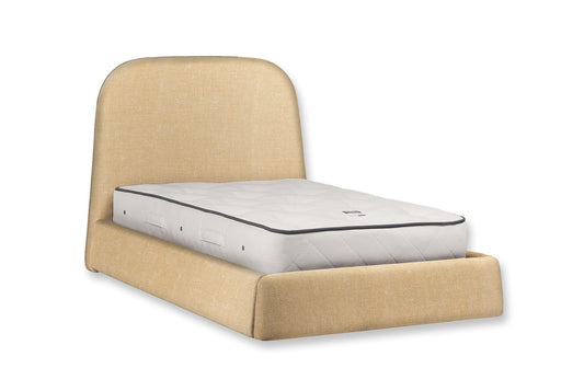 The Braunton Bed | Slubby_Linen - Havana