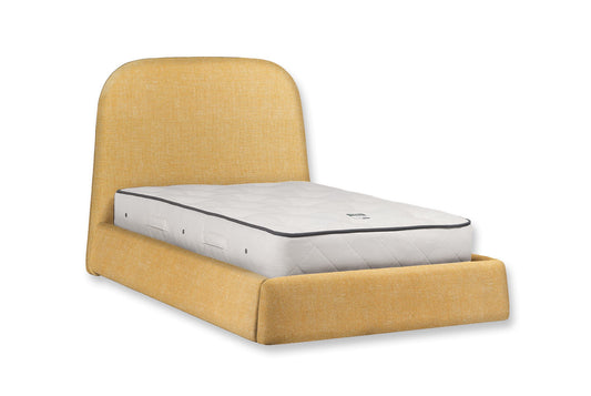 The Braunton Bed | Slubby_Linen - Tobacco