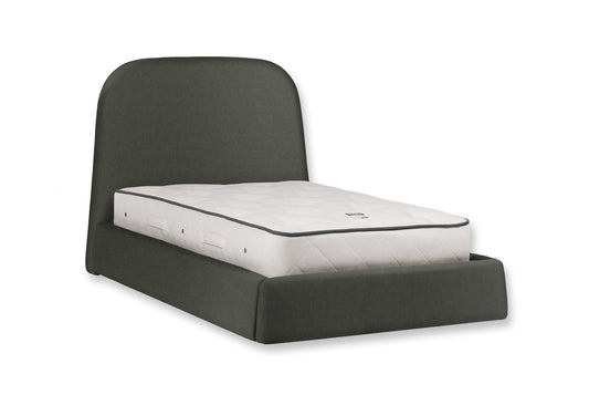 The Braunton Bed | Cotton_Velvet - Anthracite