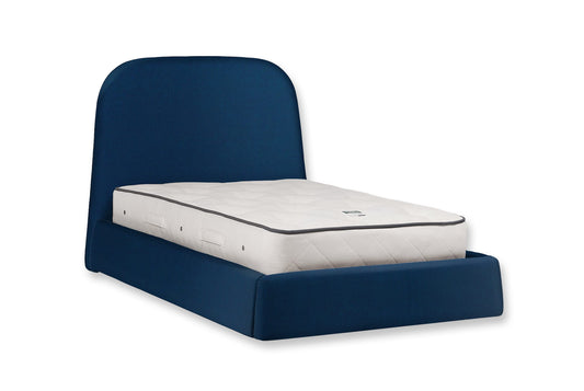 The Braunton Bed | Cotton_Velvet - Marine