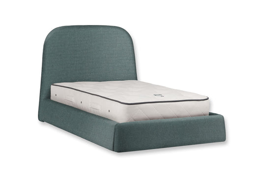 The Braunton Bed | Washed_Linen - Deep Teal