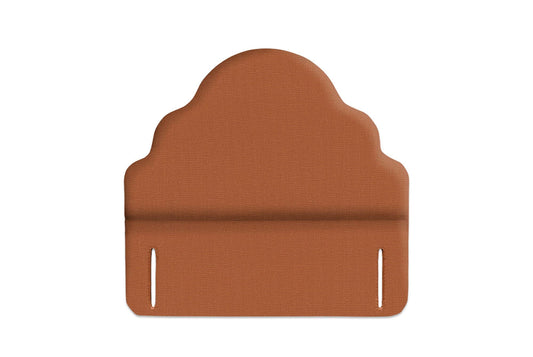 The Ebford Headboard | Washed_Linen - Tangerine
