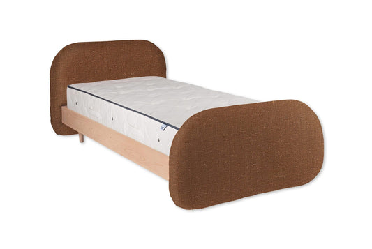 The Garfield Bed | Slubby_Linen - Clove