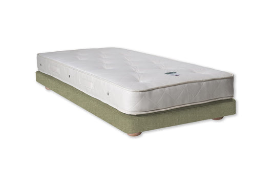 The Gulliver Floor Bed | Slubby_Linen - Pesto