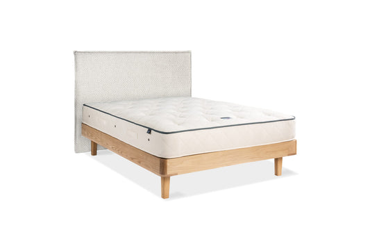 The Haldon Bed | Linara_Cotton_Linen - Porridge