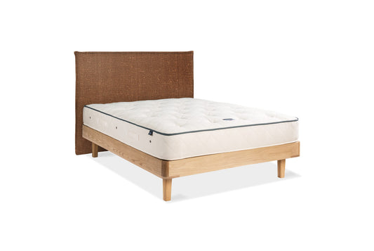 The Haldon Bed | Slubby_Linen - Clove