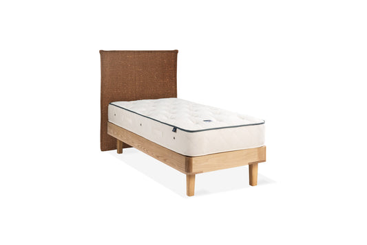 The Haldon Bed | Slubby_Linen - Clove