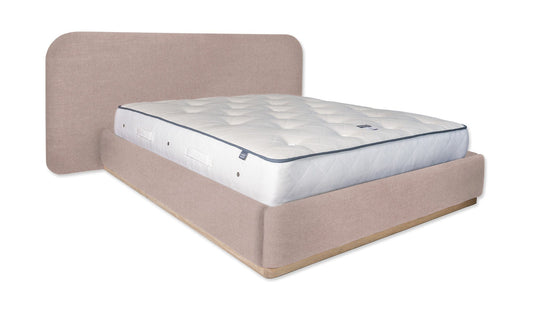 The Halstock Bed | Cotton_Velvet - Blossom