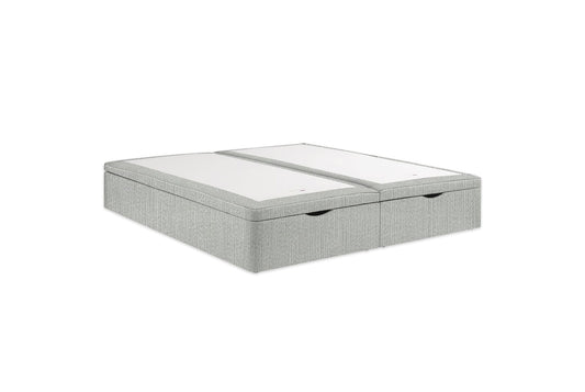 The Low Ottoman Base | Jute_Linen - Mist