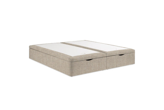 The Low Ottoman Base | Jute_Linen - Straw