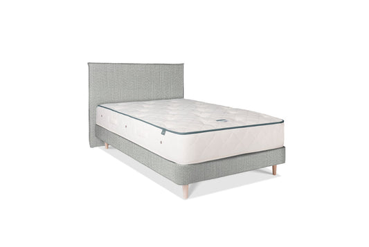 The Low Prideaux Bed | Jute_Linen - Mist