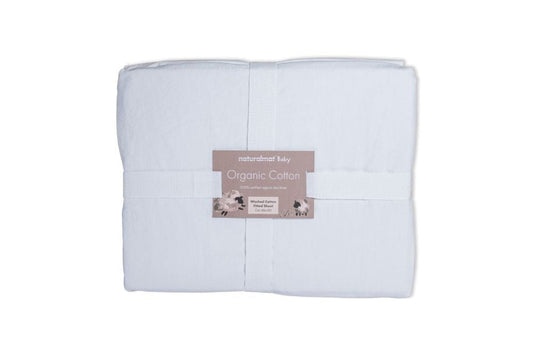 Nursery Washed Organic Cotton Fitted Sheet
