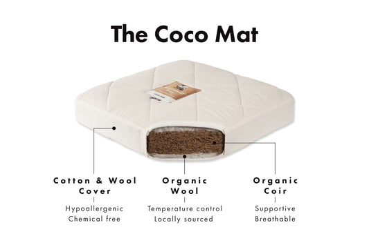 Gaia Baby Hera 'Studio Edit' Cotbed with Coco Mat