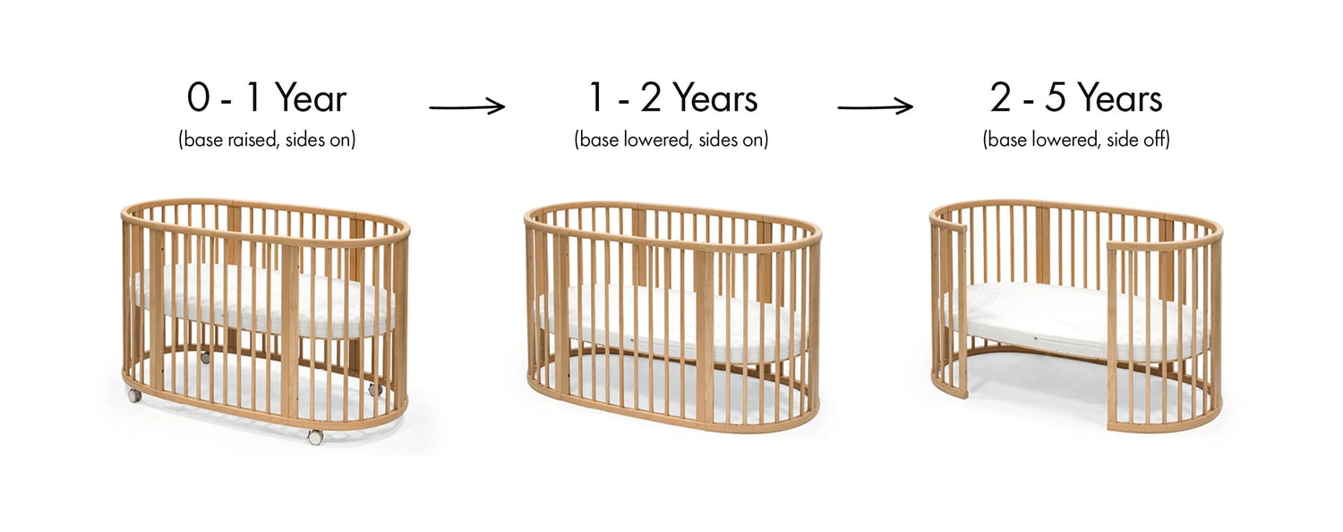 stokke sleepi when to lower Stokke® Sleepi™ Bed V3 with Mattress