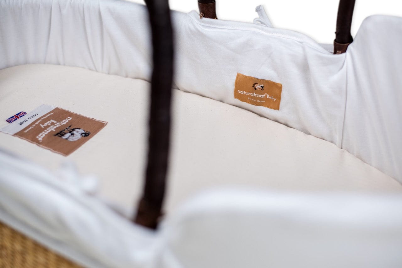 Woven Moses Basket Jersey Organic Cotton Liner