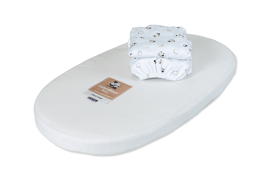 Moses Basket Cotton Jersey Fitted Sheets (pair)