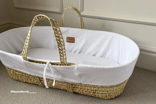 Palm Leaf Moses Basket Bundle