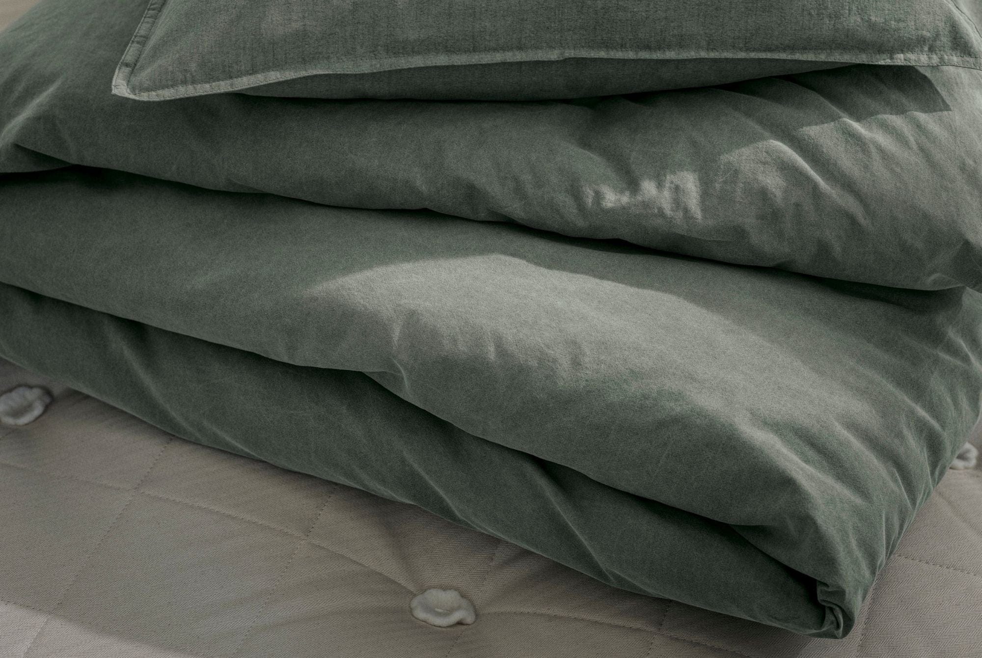 Mizzle Washed Organic Cotton Duvet Cover