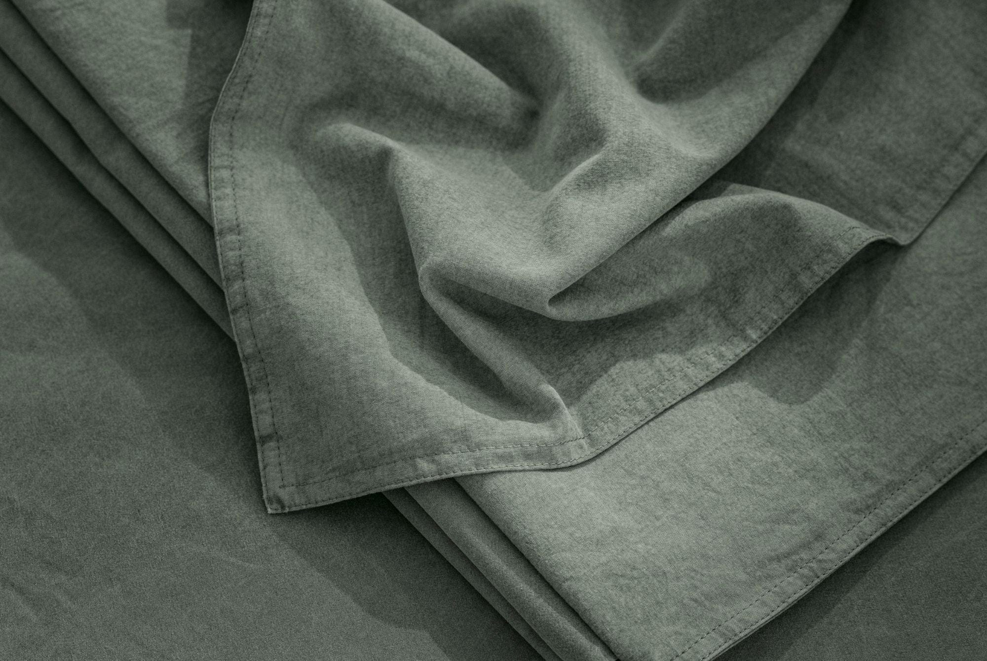 Mizzle Washed Organic Cotton Flat Sheet