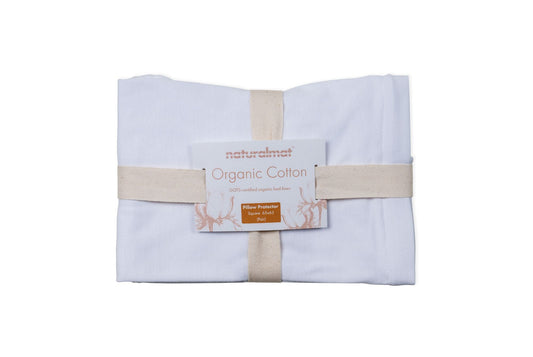 Organic Cotton Jersey Pillow Protectors (Pair)